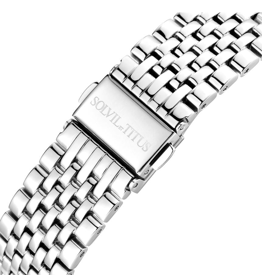 Classicist 3 Hands Quartz Stainless Steel Watch (W06-03044-001)