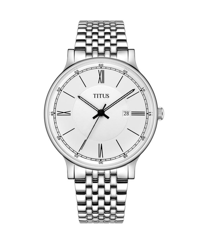 Classicist 3 Hands Quartz Stainless Steel Watch (W06-03044-002)