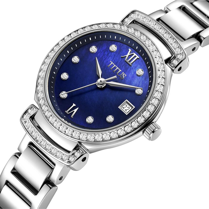 Fair Lady 3 Hands Date Quartz Stainless Steel Watch (W06-03139-005)