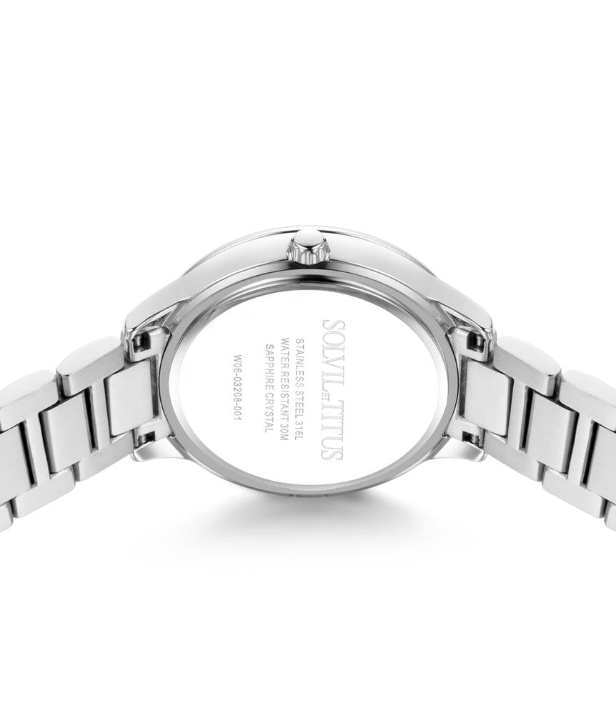 Fashionista Multi-Function Quartz Stainless Steel Watch (W06-03208-001)