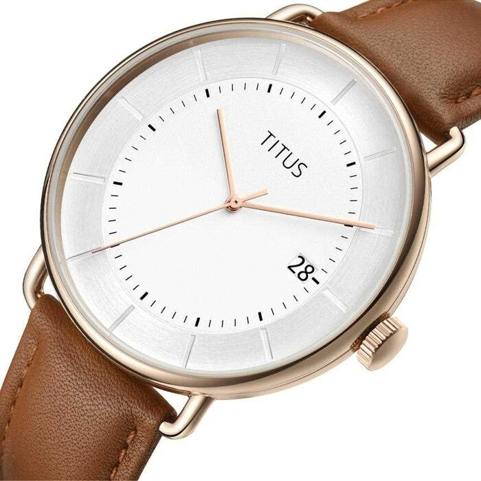 Nordic Tale 3 Hands Date Quartz Leather Watch (W06-03086-005)