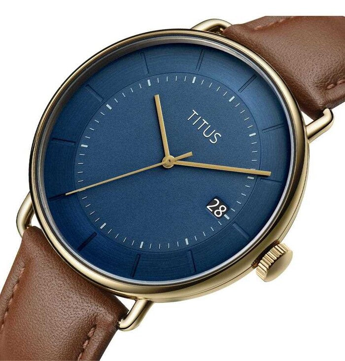 Nordic Tale 3 Hands Date Quartz Leather Watch (W06-03086-003)