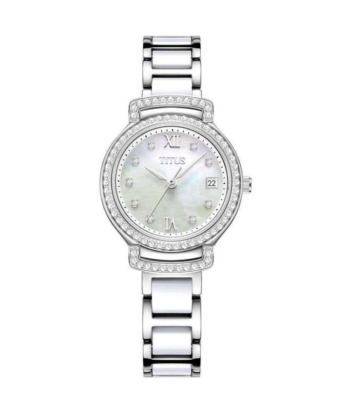 Fair Lady 3 Hands Date Quartz Stainless Steel Watch (W06-03139-001)