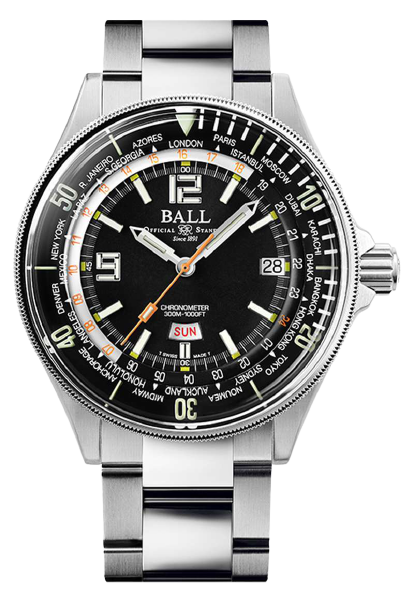 BALL Watch Engineer Master II Worldtime (DG2232A-SCBK)