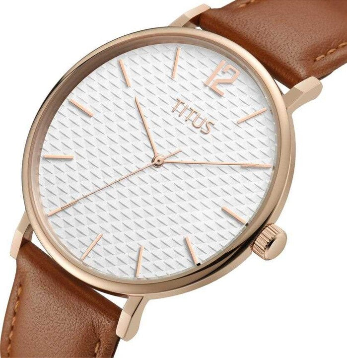 Nordic Tale 3 Hands Quartz Leather Watch (W06-03097-003)