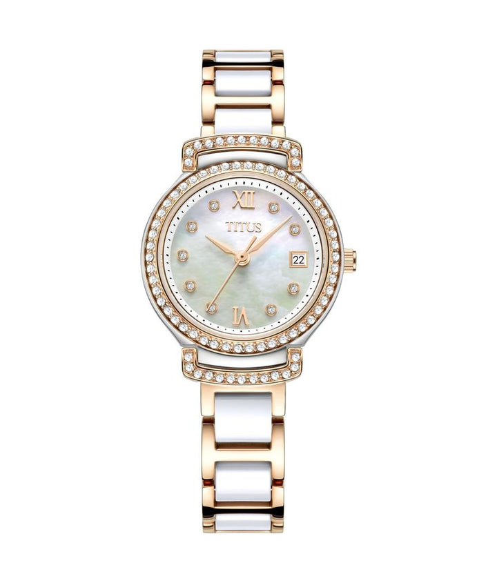 Fair Lady 3 Hands Date Quartz Stainless Steel Watch (W06-03139-002)