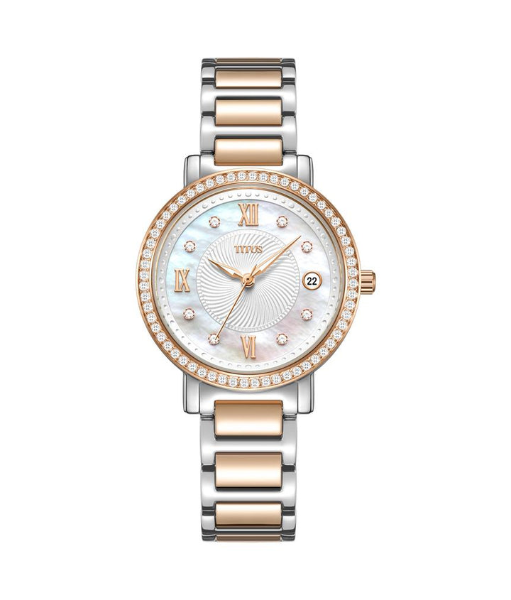 Chandelier 3 Hands Date Quartz Stainless Steel Watch (W06-03200-002)