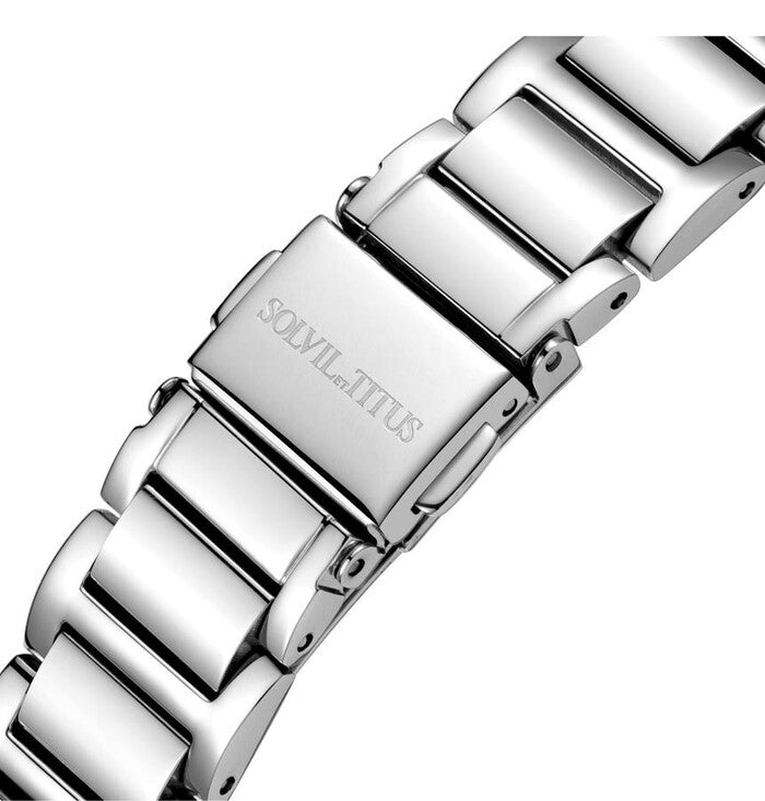 Chandelier 3 Hands Date Quartz Stainless Steel Watch (W06-03200-001)