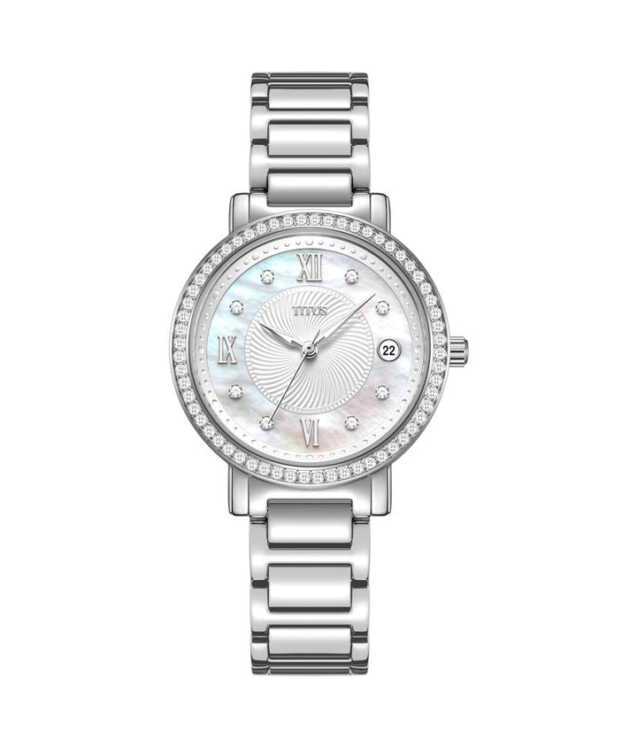 Chandelier 3 Hands Date Quartz Stainless Steel Watch (W06-03200-001)