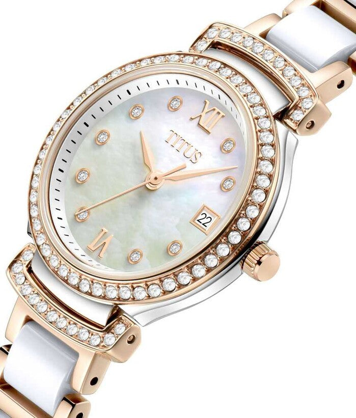 Fair Lady 3 Hands Date Quartz Stainless Steel Watch (W06-03139-002)