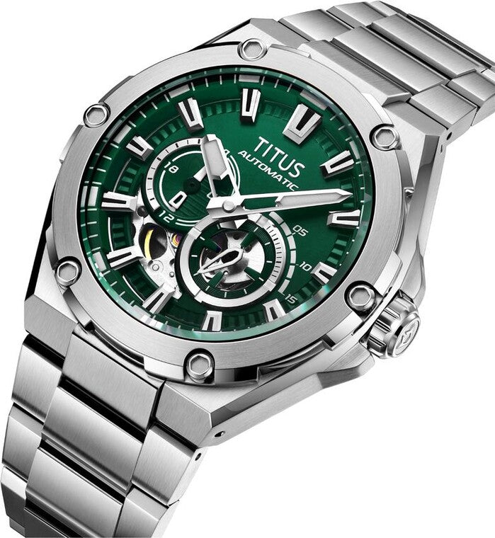 Voyager Multi-Function Automatic Stainless Steel Watch (W06-03343-001)