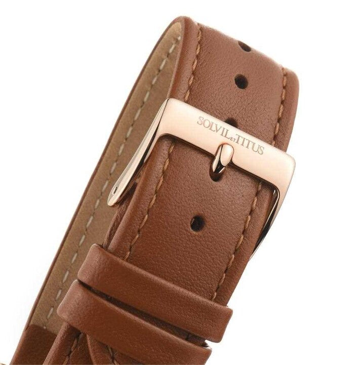 Nordic Tale 3 Hands Quartz Leather Watch (W06-03097-003)