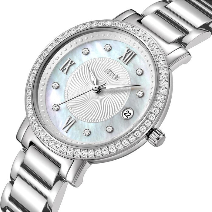 Chandelier 3 Hands Date Quartz Stainless Steel Watch (W06-03200-001)