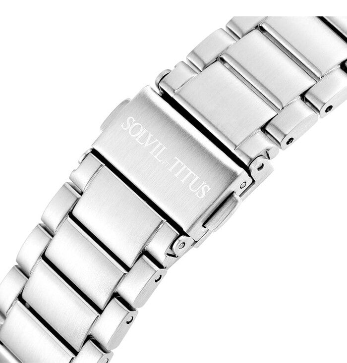 Interlude 2 Hands Small Second Quartz Stainless Steel Watch (W06-03053-009)