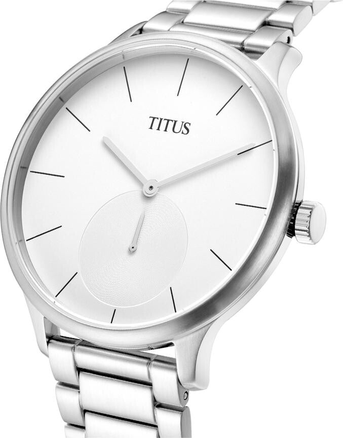 Interlude 2 Hands Small Second Quartz Stainless Steel Watch (W06-03053-008)