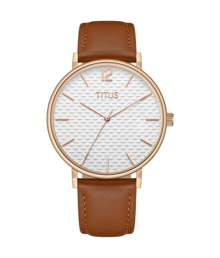 Nordic Tale 3 Hands Quartz Leather Watch (W06-03097-003)