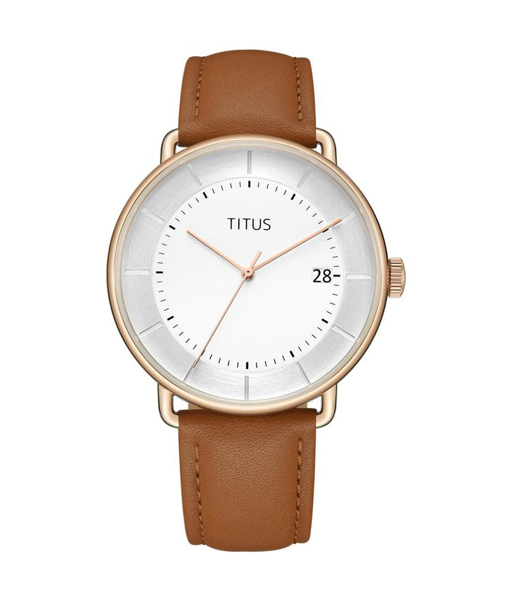 Nordic Tale 3 Hands Date Quartz Leather Watch (W06-03086-005)