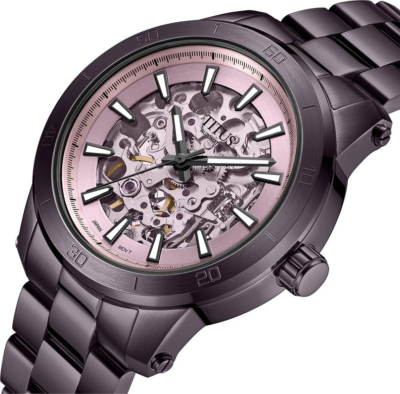 Aspira 3 Hands Mechanical Stainless Steel Watch W06-03281-009