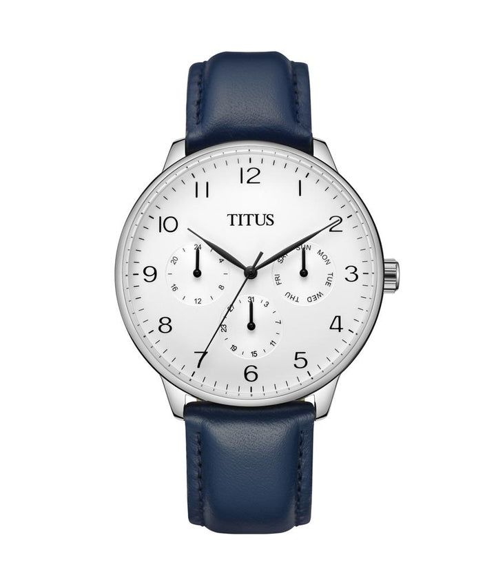 Interlude Multi-Function Quartz Leather Watch (W06-03026-001)