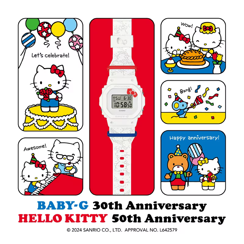 Casio Baby-G X Hello Kitty (BGD-565KT-7)