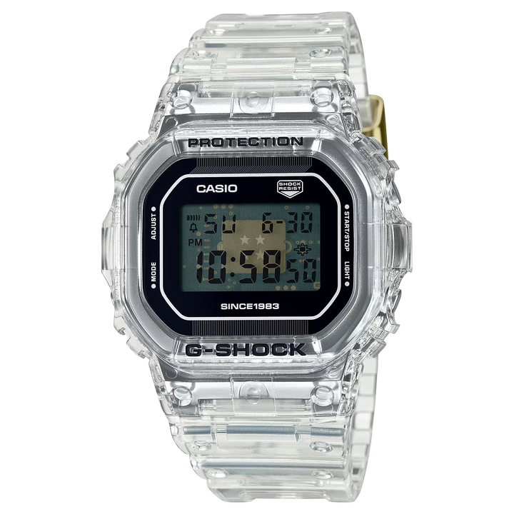 Casio G-Shock X 40th Anniversary CLEAR REMIX (DW-5040RX-7)