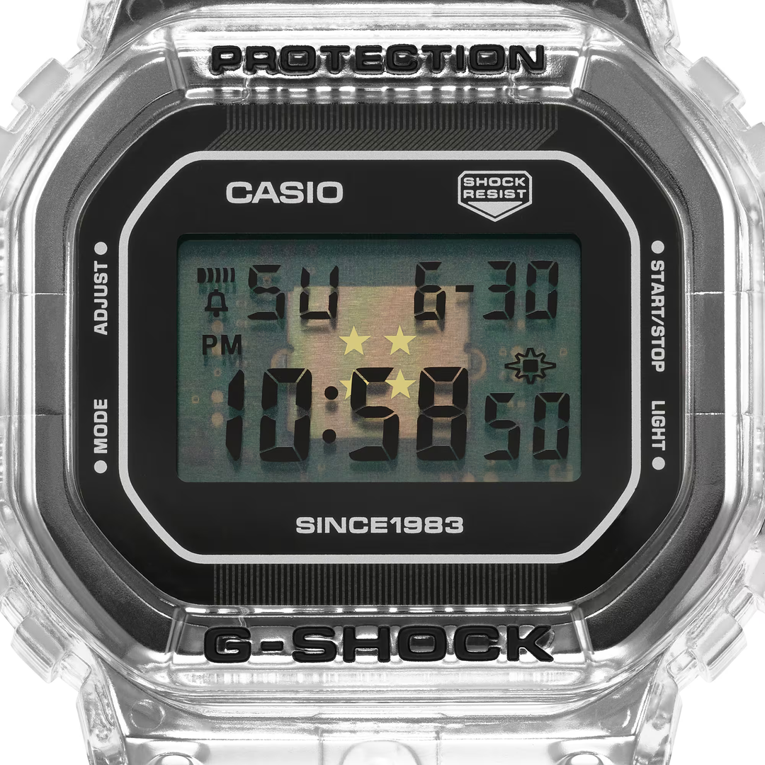 Casio G-Shock X 40th Anniversary CLEAR REMIX (DW-5040RX-7)