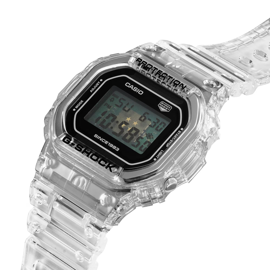 Casio G-Shock X 40th Anniversary CLEAR REMIX (DW-5040RX-7)