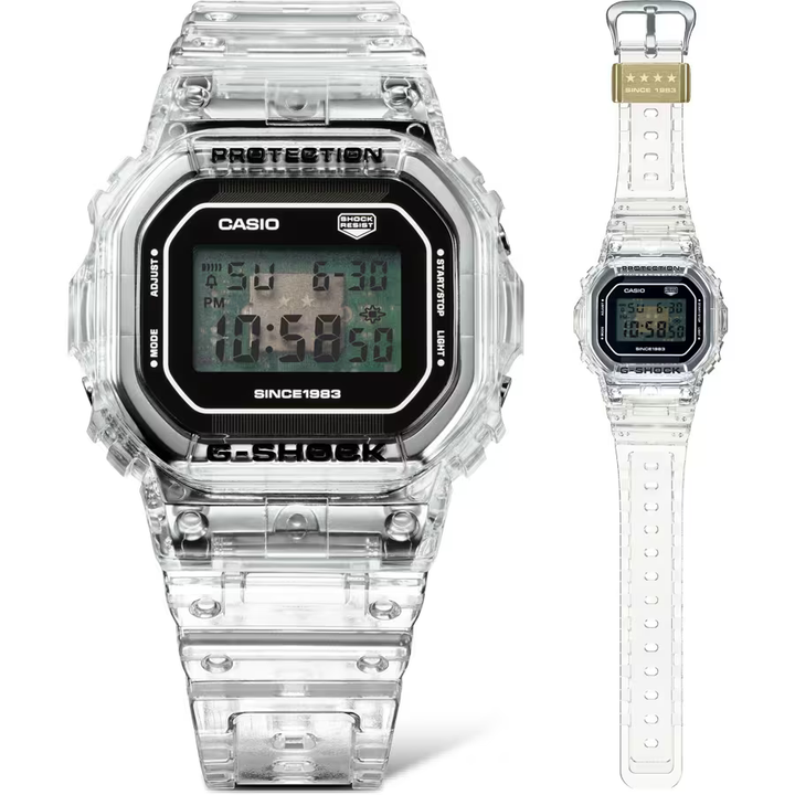 Casio G-Shock X 40th Anniversary CLEAR REMIX (DW-5040RX-7)