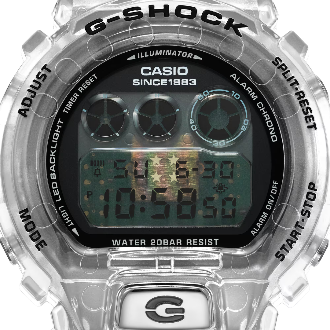 Casio G-Shock X 40th Anniversary CLEAR REMIX (DW-6940RX-7)