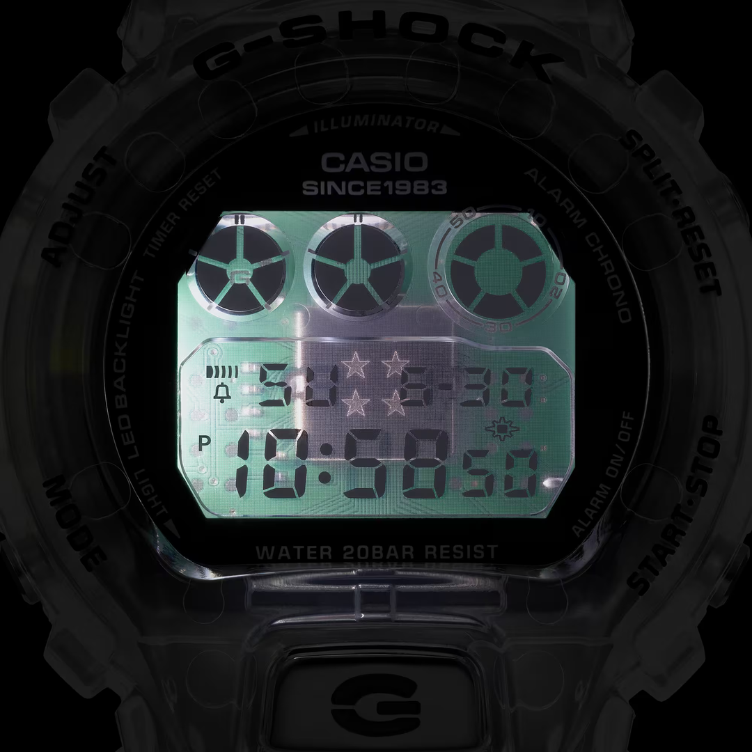 Casio G-Shock X 40th Anniversary CLEAR REMIX (DW-6940RX-7)