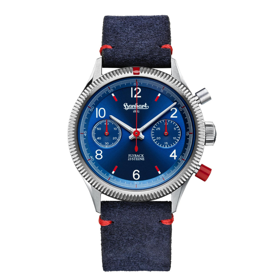 Hanhart Red X Blue Flyback Twin Set (H702L.270-ST)