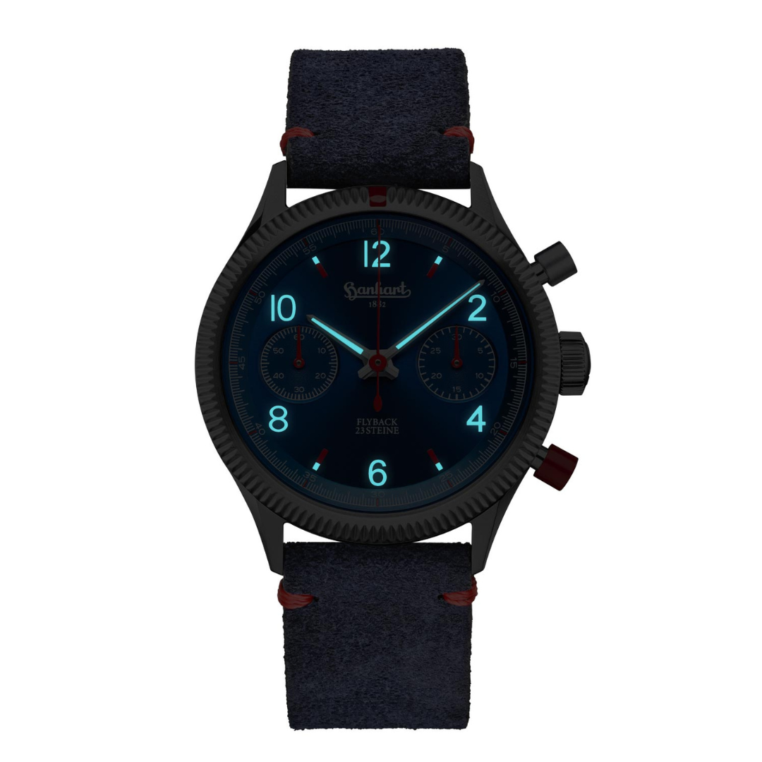 Hanhart Red X Blue Flyback Twin Set (H702L.270-ST)