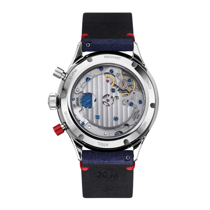 Hanhart Red X Blue Flyback Twin Set (H702L.270-ST)