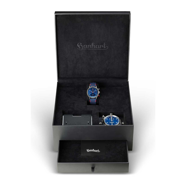 Hanhart Red X Blue Flyback Twin Set (H702L.270-ST)