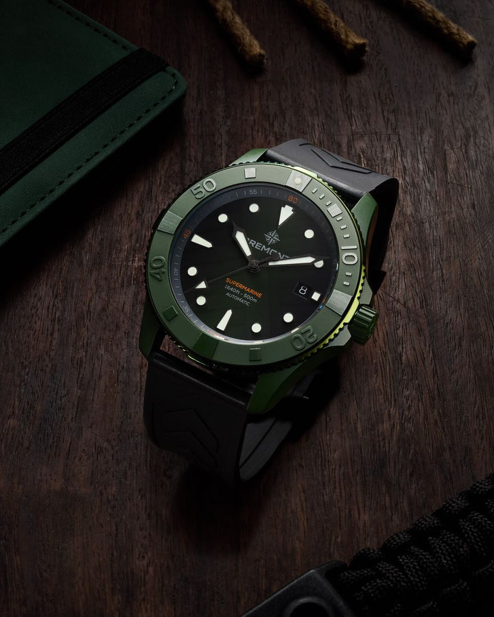 Bremont Supermarine Full Ceramic, Jungle Green (SM43DT-GNCER-R)