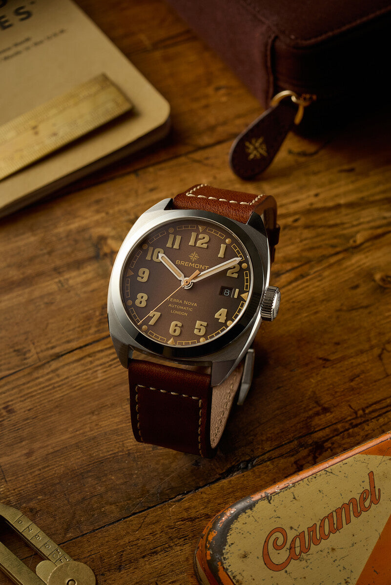 Bremont Terra Nova 40.5 Date Caramel (TN40-DT-SS-BR-L)