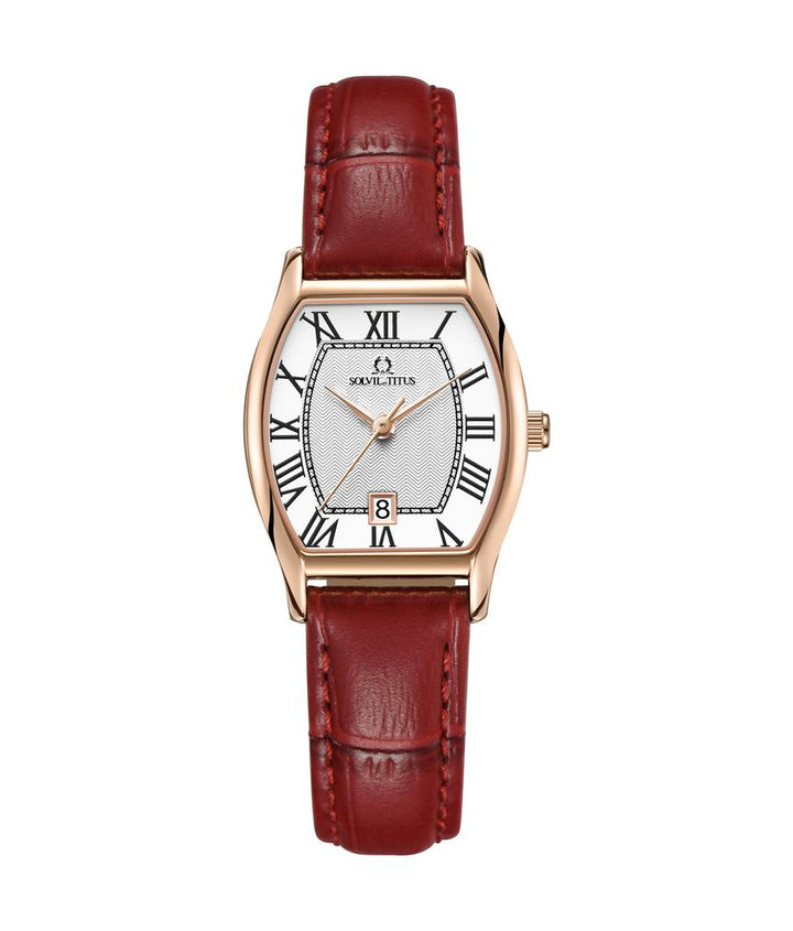 Barista 3 Hands Date Quartz Leather Watch (W06-02825-011)