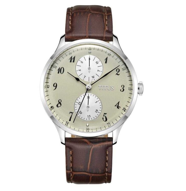 Classicist Multi-Function Quartz Leather Watch (W06-03029-001)