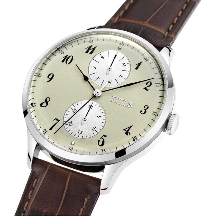 Classicist Multi-Function Quartz Leather Watch (W06-03029-001)