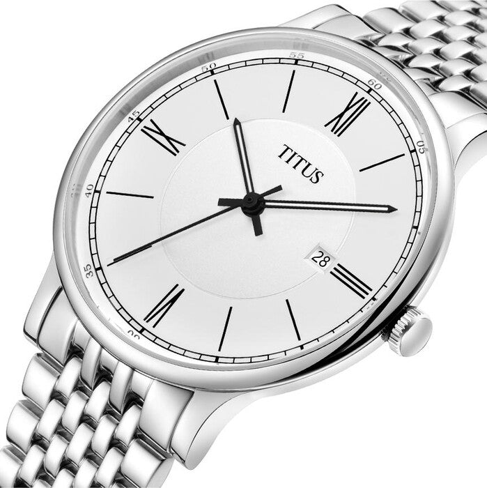 Classicist 3 Hands Quartz Stainless Steel Watch (W06-03044-002)