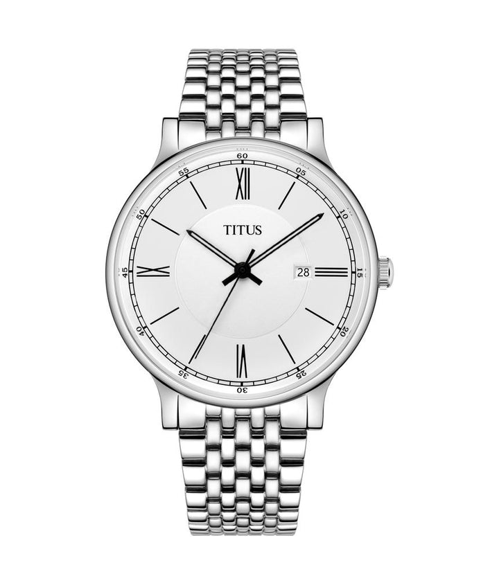 Classicist 3 Hands Quartz Stainless Steel Watch (W06-03044-002)