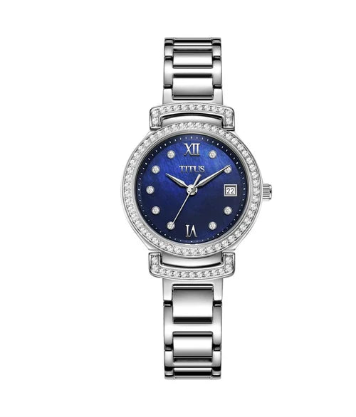 Fair Lady 3 Hands Date Quartz Stainless Steel Watch (W06-03139-005)