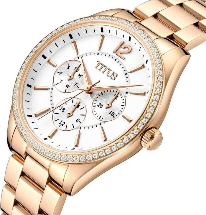 Fashionista Multi-Function Quartz Stainless Steel Watch (W06-03192-002)