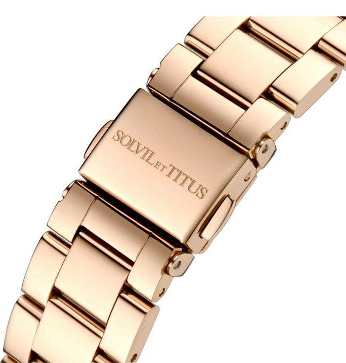 Fashionista Multi-Function Quartz Stainless Steel Watch (W06-03192-002)