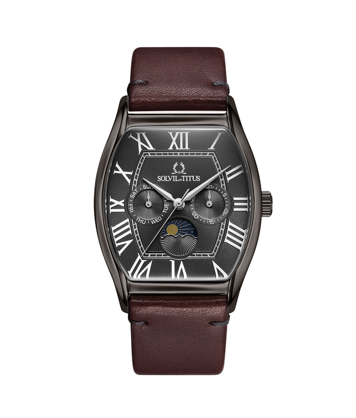 Barista Multi-Function with Day Night Indicator Quartz Leather Watch (W06-03219-009)