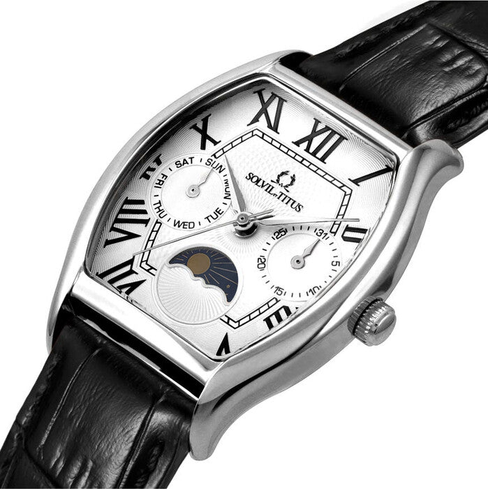 Barista Multi-Function with Day Night Indicator Quartz Leather Watch (W06-03220-001)