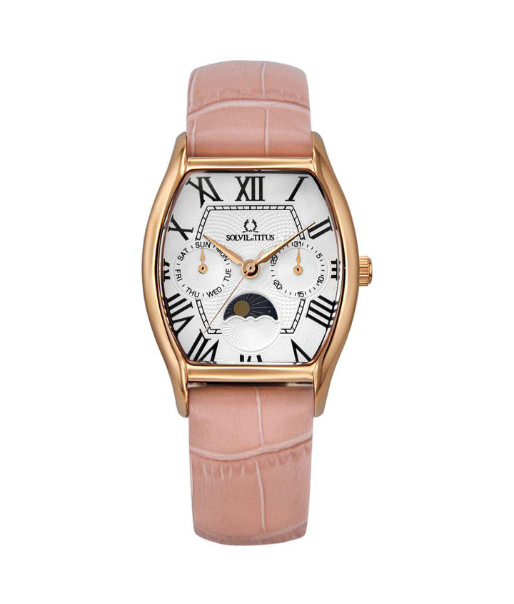 Barista Multi-Function with Day Night Indicator Quartz Leather Watch (W06-03220-004)