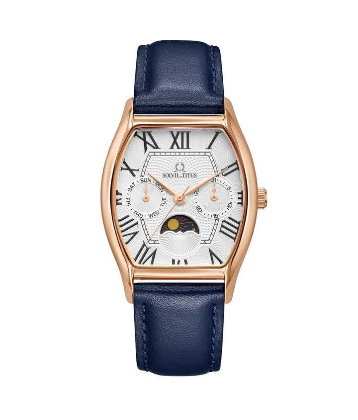 Barista Multi-Function with Day Night Indicator Quartz Leather Watch (W06-03220-008)