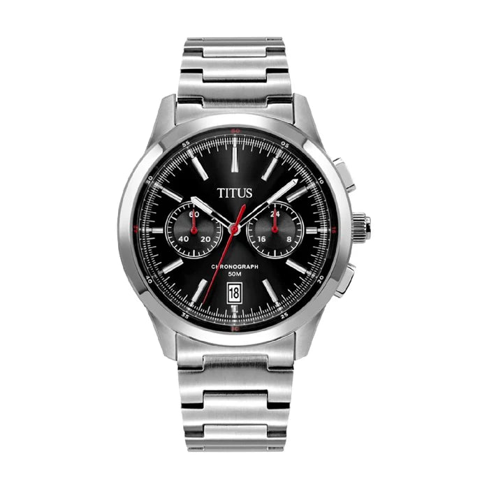 Bravo Chronograph Quartz Stainless Steel Watch (W06-03236-001)