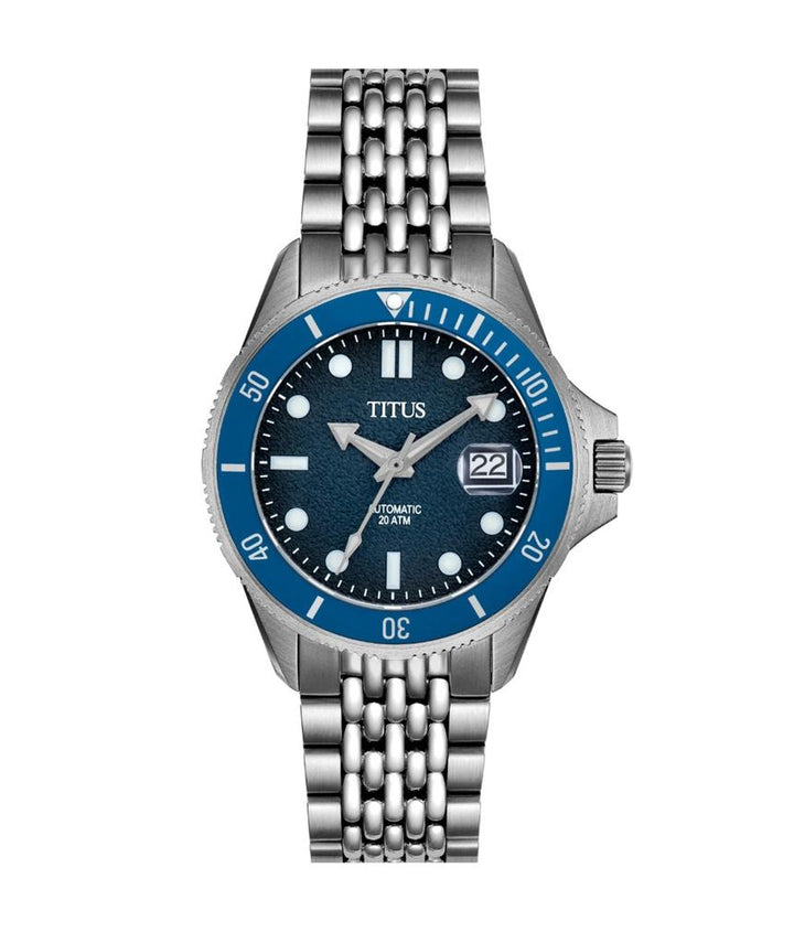 Valor 3 Hands Date Mechanical Stainless Steel Watch (W06-03250-008)